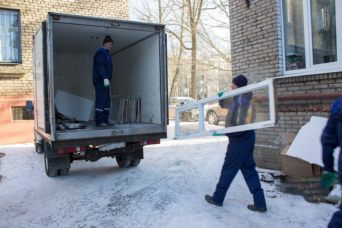 Вывоз мусора на Газели заказать в Санкт-Петербурге
